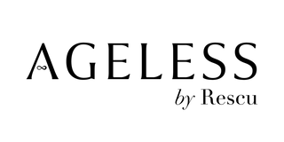 Ageless by Rescue black logo