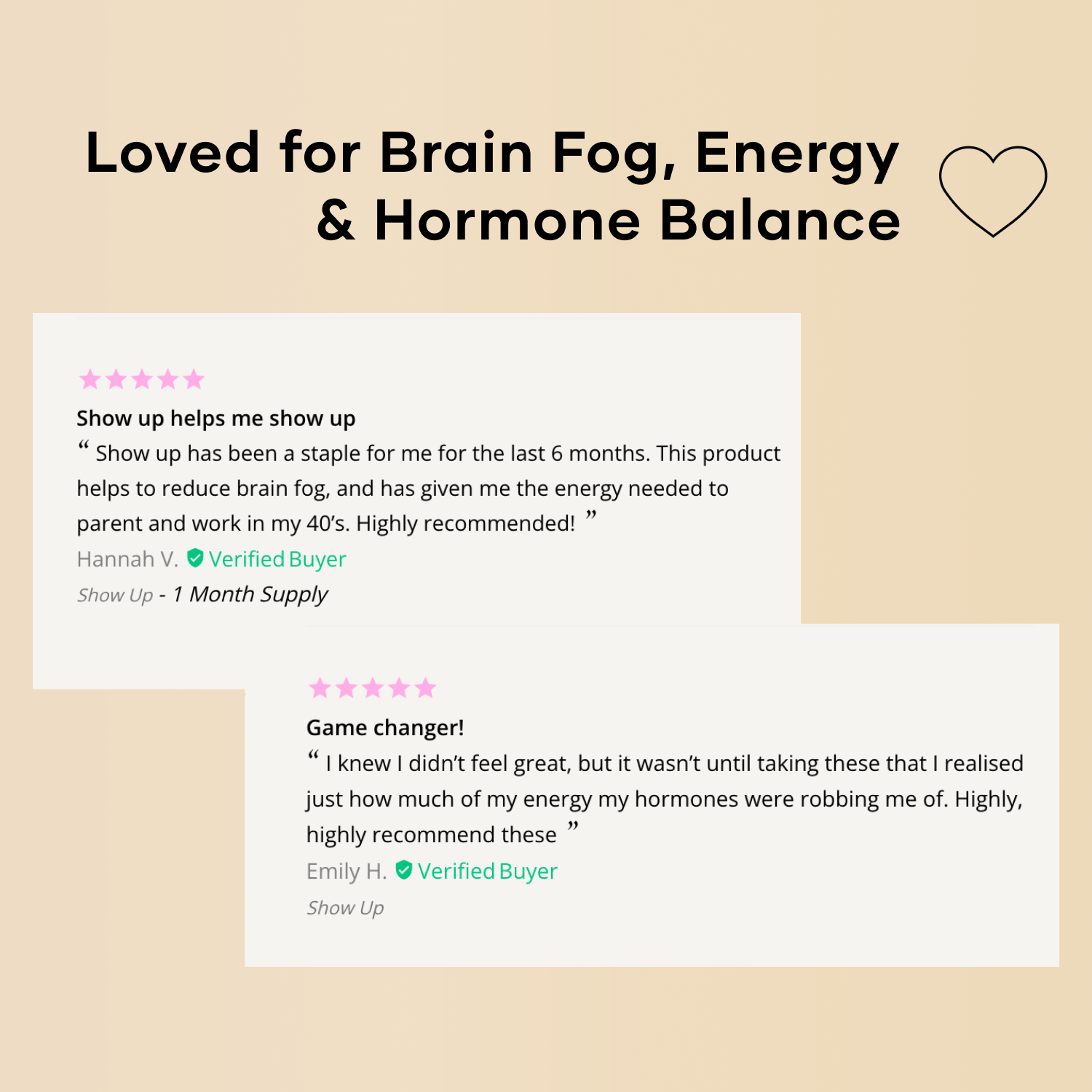 Eir Supplement Show Up reviews - loved for brain fog, energy, and hormone balance